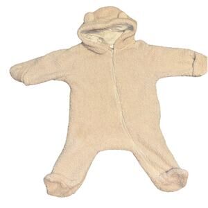 Unisex Baby Fleece‎ Cold weather Suit. Size 12M Sherpa material.